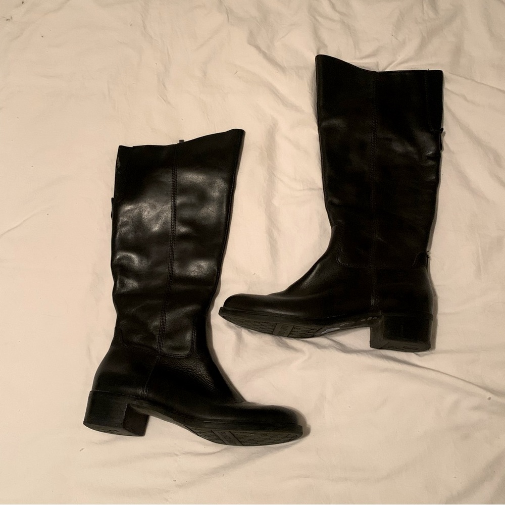 Franco Sarto Black Leather Boots 🖤